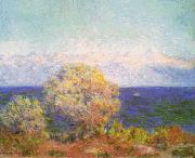 Claude Monet At Cap d'Antibes, Mistral Wind painting